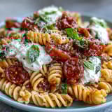 Caprese Pasta Burrata Basil