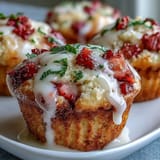Strawberry Lemon Muffins Glaze