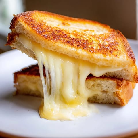 Three-Cheese Grilled Cheese Sandwich