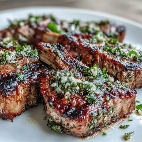Lamb Chops Mint Gremolata