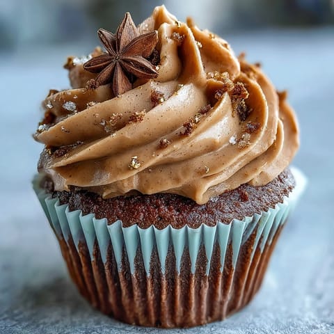 Taurus Birthday Cupcakes with Terracotta Buttercream: golden vanilla cupcakes crowned with a warm, earthy terracotta frosting.  