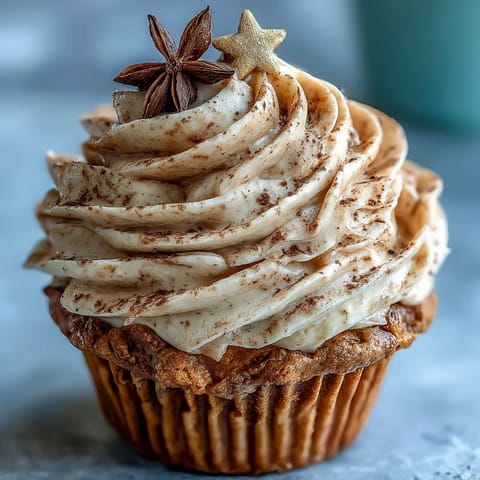 Celebrate Taurus season with vanilla cupcakes topped in rich terracotta buttercream, accented with edible gold stars.  
