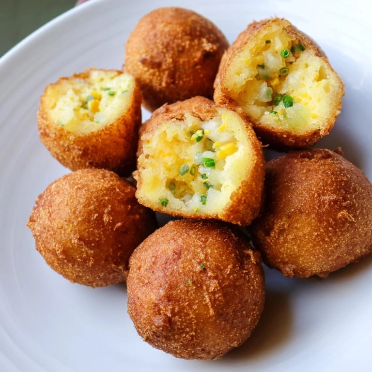 Hot and crispy Hushpuppies, perfect with fried fish, offering a delightful cornmeal flavor profile.
