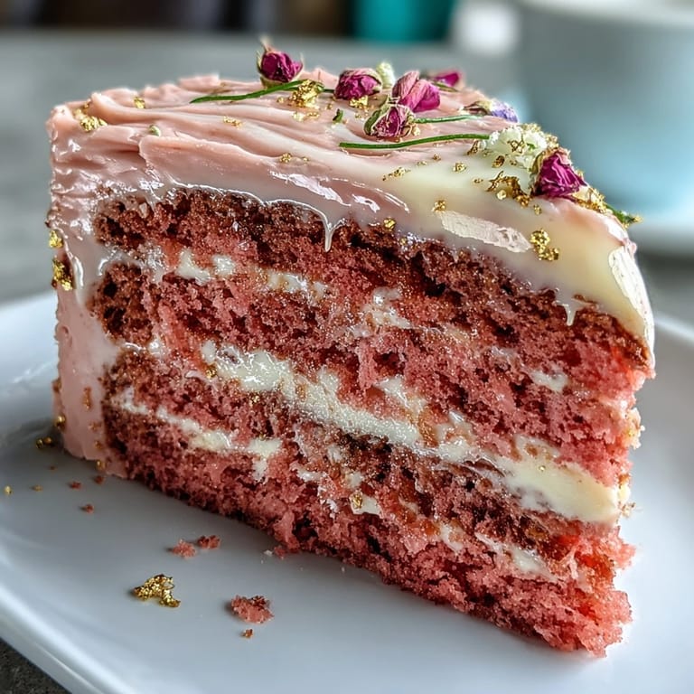 Beautifully decorated Bridal Shower Rosé Velvet Cake, perfect for celebrations.